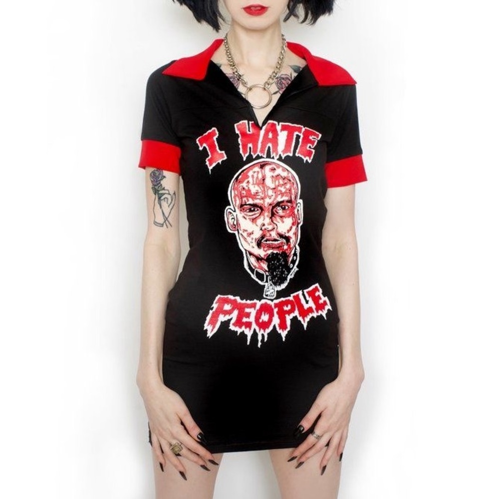 gg allin eyecandy polo dress